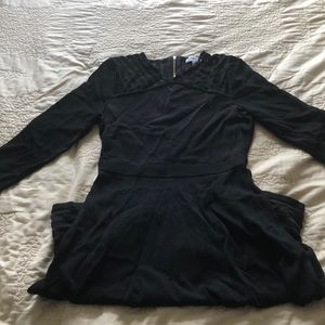 Black, A-line casual, work, cocktail, dress